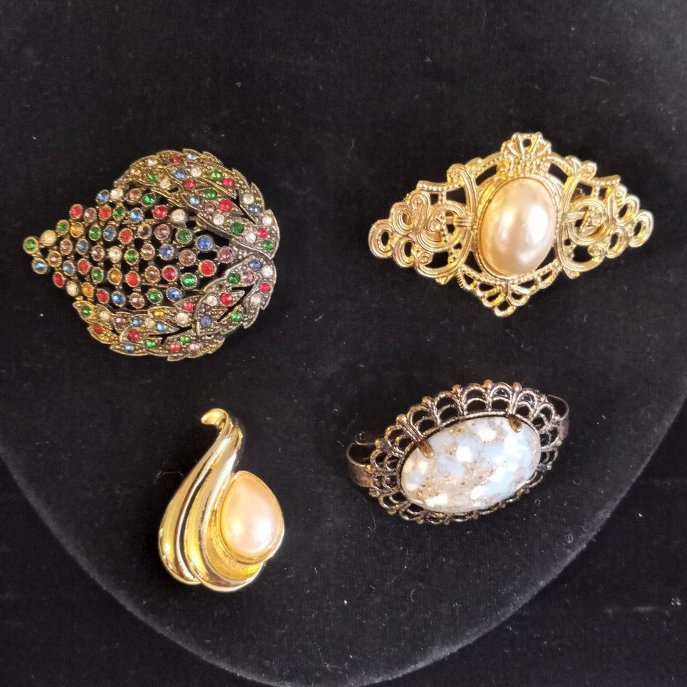 Scarf Clips EUC Vintage-Item #382